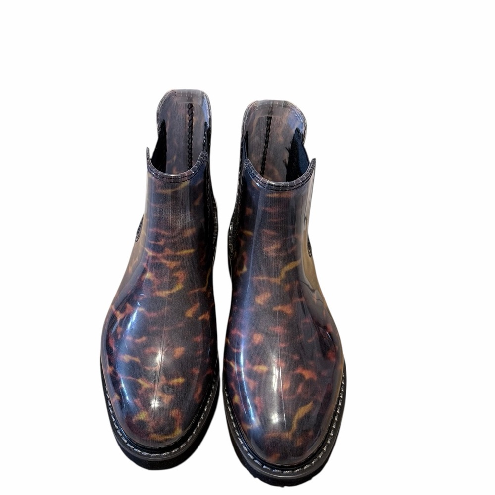 💚🌼NIB STEVE MADDEN PUDDLES TORTOISE Brown Boots